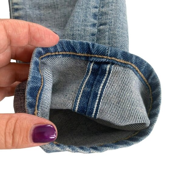 Levi's Selvedge Black Label Big E High Rise Skinny Jeans Pocket Detail - Picture 4 of 12